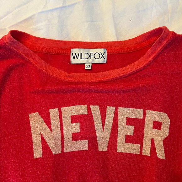 Wildfox Never Ending Fun Sweatshirt XS - Picture 3 of 6
